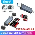 OTG USB 3.0 Card Reader HUB Type C to Micro SD TF CF for PC Laptop Smart Memory