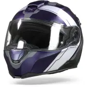 X.Vilitur Meredian Blue Grey Matt Modular Helmet