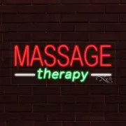 BRAND NEW "MASSAGE THERAPY" 30x12x1 INCH LED FLEX WINDOW/WALL INDOOR SIGN 30575