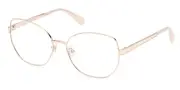 Max & Co. MO5140 025 Women’s Glasses White Size 56 - Private Health Rebate - Blue Light Block Available