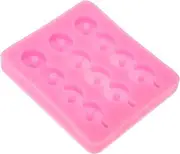 Candy Mold Silicone for Creative Baking Versatile Silicone Candy Molds for Donuts Lollipops and Candle Making for Activities and Unique