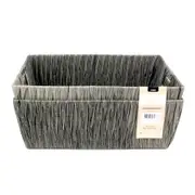 Aspen Storage Baskets Grey - Set of 2