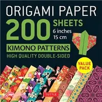 在飛比找三民網路書店優惠-Origami Paper - Kimono Pattern