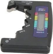Universal Battery Tester, Professional ABS Digital Battery Capacity Meter AA AAA