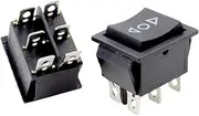 2pcs 3 Position 6 pin momentary Rocker Switch