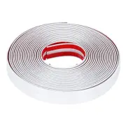 Wall Corner Protectors, Self-Adhesive Edge Guard, Bright White 0.08"x0.8"x16 ft