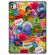 iPad Pro 11-inch (M4) iPad Impact Case Devil Fruits Label Sticker Tablet Case