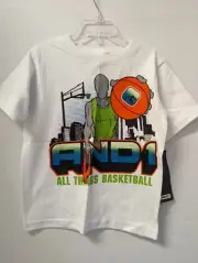 AND 1 ALL THINGS BASKETBALL Short Sleeve Shirt Boys Size 3T NWT AND1