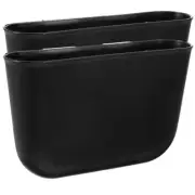 2pcs Car Garbage Can Aesthetic Multipurpose Vehicle Mini Trash Bin Container