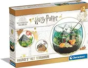 Clementoni 19248 Harry Potter Terrarium Set with Accessories for a Miniature Ecosystem, Toy for Plants, Ideal as a Gift, Building Kit for Potterheads from 7 Years, Multi-Colour