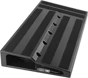 Guitar Pedal Board,Effect Boards Tilted Guitar Accessories - Wear-Resistant Bass Accessories Pedal Rack for Performance Rehearsal Recording