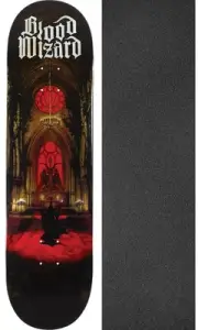 Blood Wizard Skateboards Outer Realms 8.5" Skateboard Deck + griptape