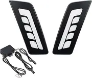 Car Waterproof Led Daytime Running Lights Daylight Fog Lights Compatible For Ford Ranger Px T6 Mk1 2011-2014 Car Front