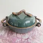 Christy Crews Dunn The Sylvan Studios, Casserole Decorative Stoneware Pottery