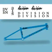 DIVISION BMX Black BMX Frame Decal Sticker Set