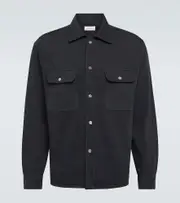 [Frame] Frame Cotton terry overshirt AU 87 blue