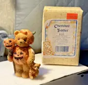 Cherished Teddies Breanna "Pumpkin Patch Pals" 1994 In Box