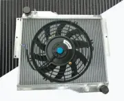 ALUMINUM RADIATOR+FAN FOR MG MGB GT V8 1973-1976 1974 1975 1976 73 74 75