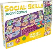 Junior Learning Social Skills Board Game for 6+ Players, 5+ Age Range