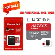 1TB Micro SD Card 64GB 128GB 256GB 512GB Ultra Class 10 SDHC Memory Card Lot