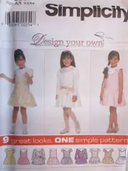 7609 Simplicity Pattern Design Your Own Dress UNCUT
