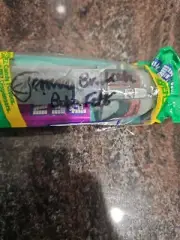 PEZ Candy Dispenser Star Wars Boba Fett Green Base NIP signed Jeremy Bulloch