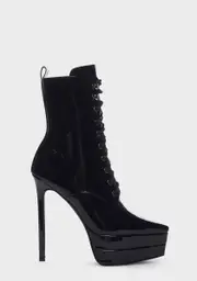 [AZALEA WANG] Ebony Platform Stiletto Boots