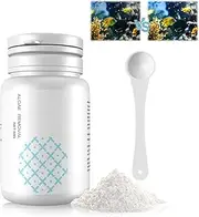 Algae Repellent Agent,Fish Tank Pond Cleaning Powder,Moss Remover with Spoon,Algae Remover Aquarium,Clears Green Water and Algae,Quick Clear Aquarium Treatment,Natural, Plant Friendly, Safe for Fish