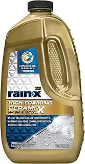 Rain-X 620199 Pro High Foaming Cerami-X Wash and Wax, 48oz - Deep Cleaning and High Foaming Formula to Wash and Protect Your Vehicle with Industry Leading Water Repellent