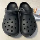 Crocs Unisex Classic Clog Authentic Shoe Style 10001 Size 9M/11W Black