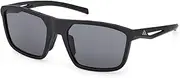 [adidas] HIGH CONTRAST NAVIGATOR FULL RIM MEN'S SUNGLASSES, Black, 57, matte black, 57