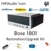 Bose 1801 Amplifier Restoration Kit repair service fix recap capacitor