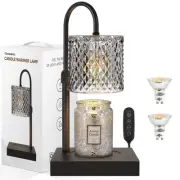 Candle Warmer Lamp, Adjustable Candle Lamp Warmer with Timer, Mothers Day Gif...