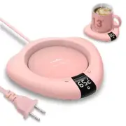 Coffee Mug Warmer for Desk, Cup Warmer with Auto Shut Off, Mug Warmer Pink