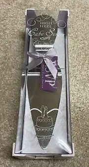 NIB Wild Eye Design Stainless Steel High Heel Cake Server