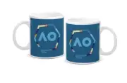 Australian Open Tennis Hexagon Logo 2022 Design Coffee Cup