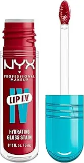 NYX Lip I.V Hyrdating Lip Gloss Stain - Red-Y. Set. Wet