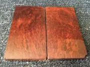 Jarrah Burl wood slices knife scales. Luthier inlay. Marquetry. Jewellery making