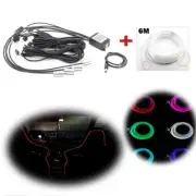 Universal Multi-Color Interior Atmosphere LED Lighting Strips Bluetooth Control