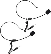 KONTONTY Stable Reliable Headset Microphone Threaded Design for Speaker Comfortable Headwear for Voice Amplifier