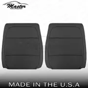 2009 - 2019 Fits Ford Flex LEFT & RIGHT Top Black Vinyl Seat Covers, Perforated