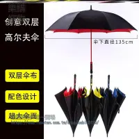 在飛比找樂天市場購物網優惠-雨傘長柄傘雙人大號自動傘超大直把雙層傘高檔商務傘抗風傘