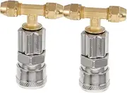 2pcs Gas Can Nozzle for Trucks Trailers Leak Air Valve Replacement Durable Spout for Pump Reliable Safe Connection for Vehicle Maintenance