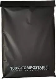 100 Pack Biodegradable Mailer Compostable Satchels Courier Shipping Bags Package (235mm x 340mm)