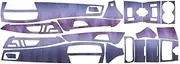 ATATNK Compatible for Mercedes Benz CLS W218 2012-17 Interior Central Control Panel Door Handle Carbon Fiber Sticker Decals Car Styling Accessorie(Change Color,1)
