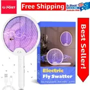 2-in-1 Foldable Bug Zapper & Fly Swatter - Lightweight & Eco-Friendly Solution