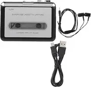NDNCZDHC EC218 Cassette to MP3 Converter Portable Tape to MP3 Converter Tape to PC Cassette Recorder with Earphone USB Power Supply for iPod CD