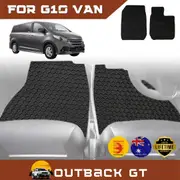 6D Diamond Car Floor Mats for LDV G10 Van 2015-Current Front Set - Heavy Duty Carpet Liner
