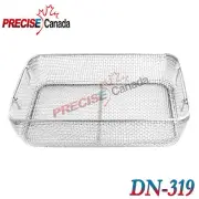 STERILIZING TRAYS MICRO TRAY DROP HANDLE 16 X 10" X 4" MESH BOX DN-319