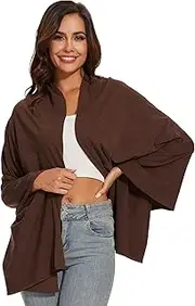 [PIQIDIG] Women's UPF 50+ Scarf Shawl Wrap Shawl Sun Protection Cover Up for Travel Beach Swimming Outdoor One Size